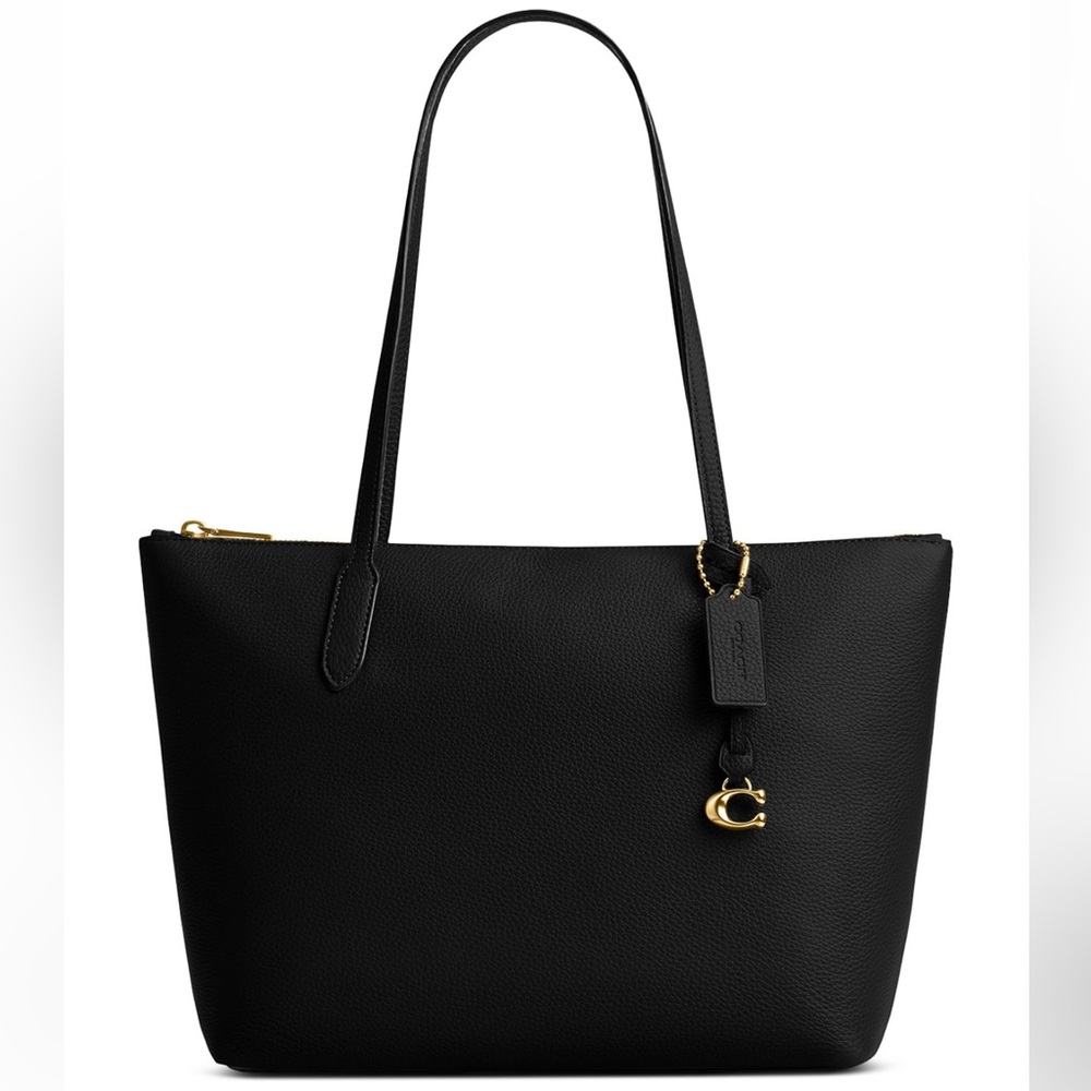 NWT  COACH Pebbled Leather Tote Bag